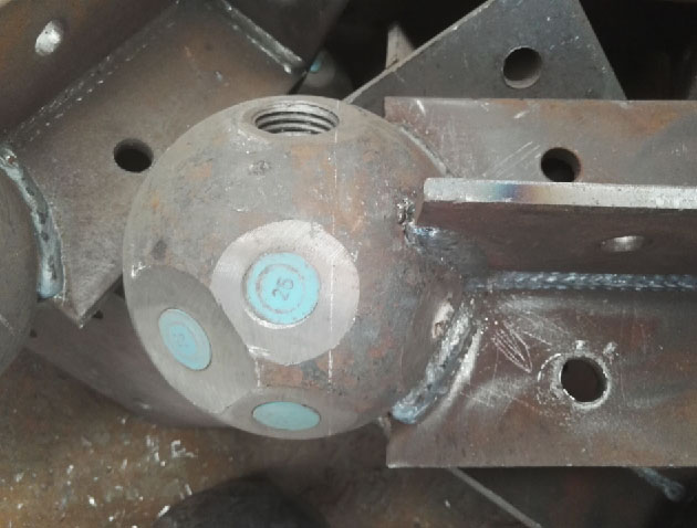 姜堰螺栓球球塞，网架配件